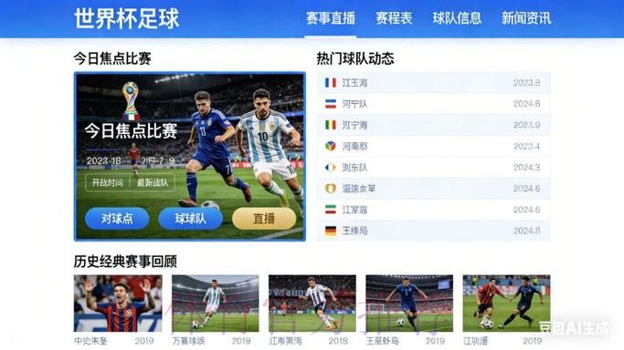 2026世界杯直播今日全程直播直播平台